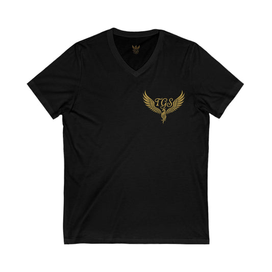 Unchained & Untamed – Ember Reign V-Neck