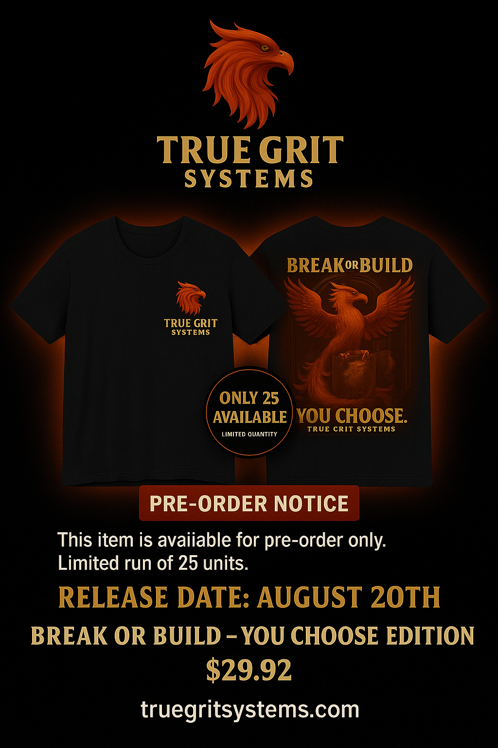Break or Build - You Choose Edition | True Grit Systems